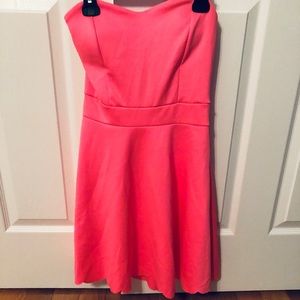 Strapless Scalloped Dress